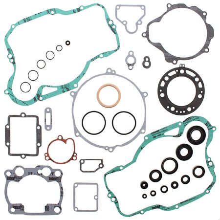 WINDEROSA Gasket Set with Oil Seals for Kawasaki KX 250 97 98 99 00 01 02 03 811457